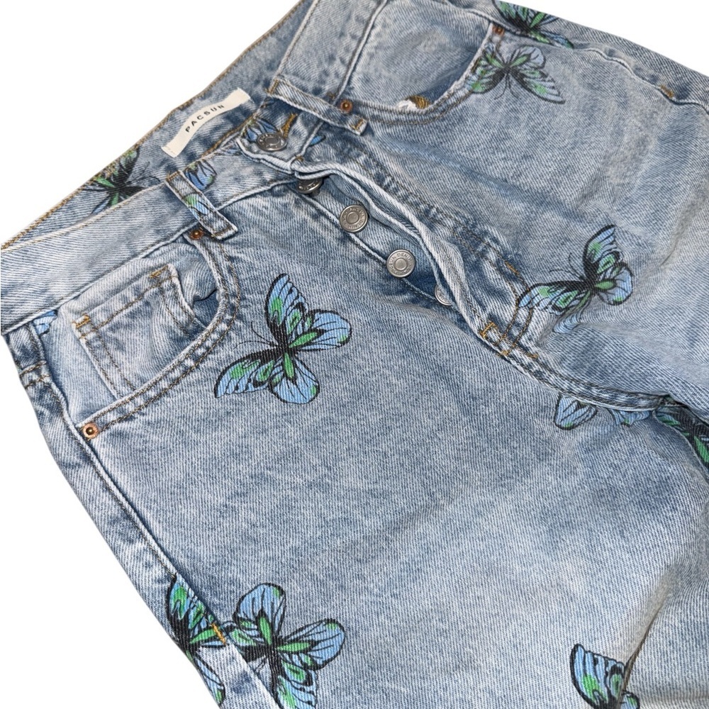 Pacsun Eco Butterfly Print Dad Jeans - Picture 3 of 7